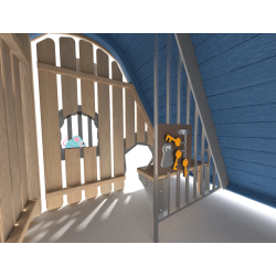 Herný domček policajnej stanice