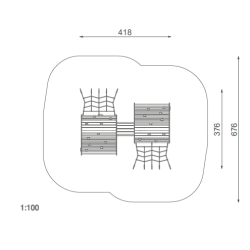 Domčeky prepojené tunelom
