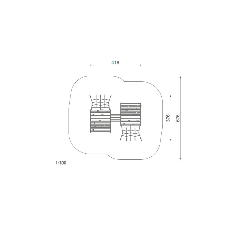 Domčeky prepojené tunelom