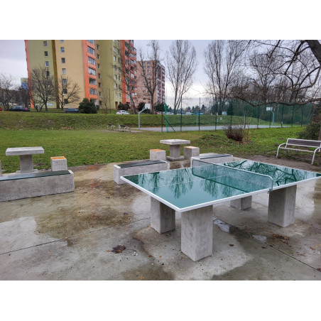 Betonový ping-pong stôl