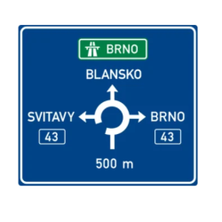 Návesť pred križovatkou