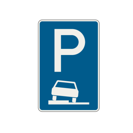 Parkoviště (částečné stání na chodníku podélné)