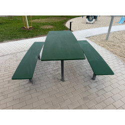 set DEN 4 - stůl se dvěma lavicemi