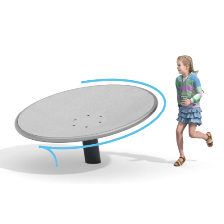 Nerezový kolotoč - DISK 2 m