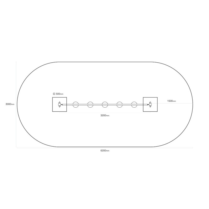 Opičí dráha - Visací kameny