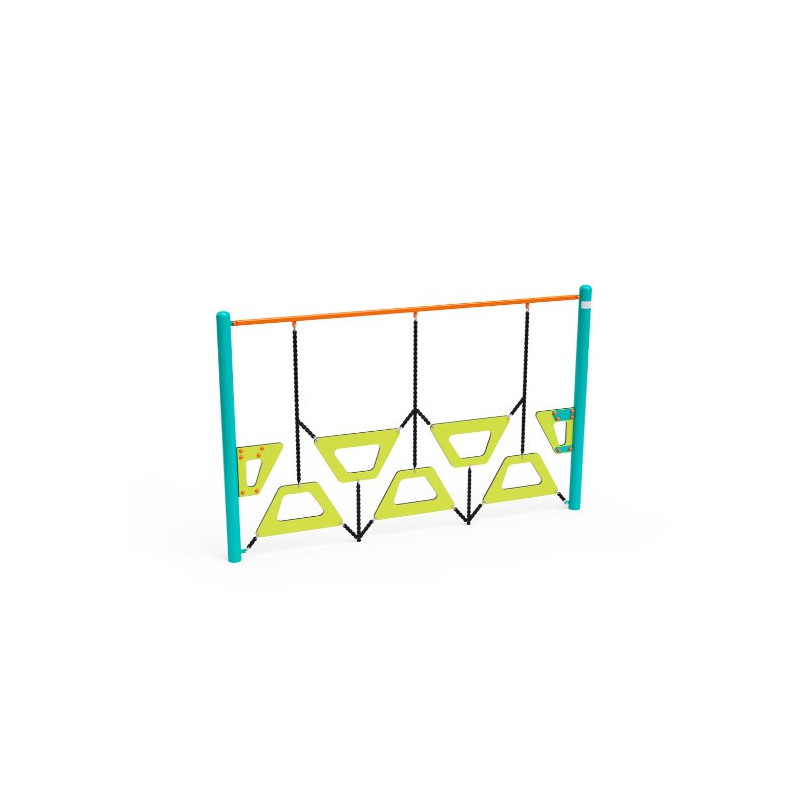 Opičí dráha - Stěna