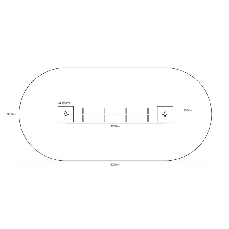 Opičí dráha - Stěna