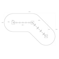 Opičí dráha Dvojdílná OP2-02