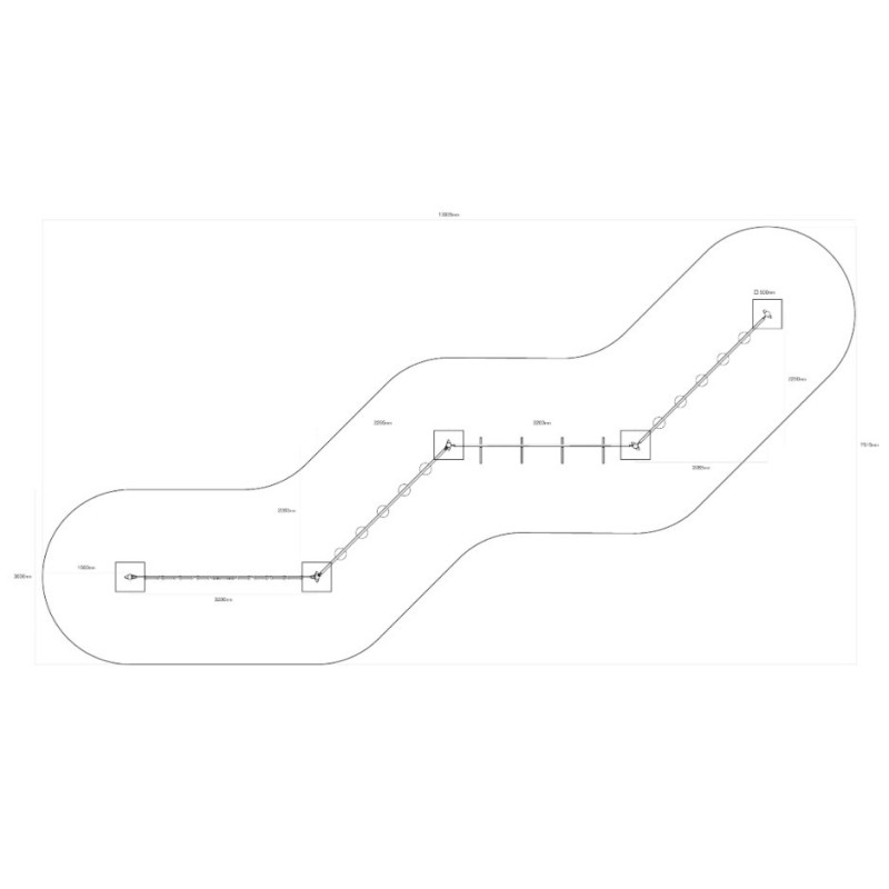 Opičí dráha Čtyřdílná