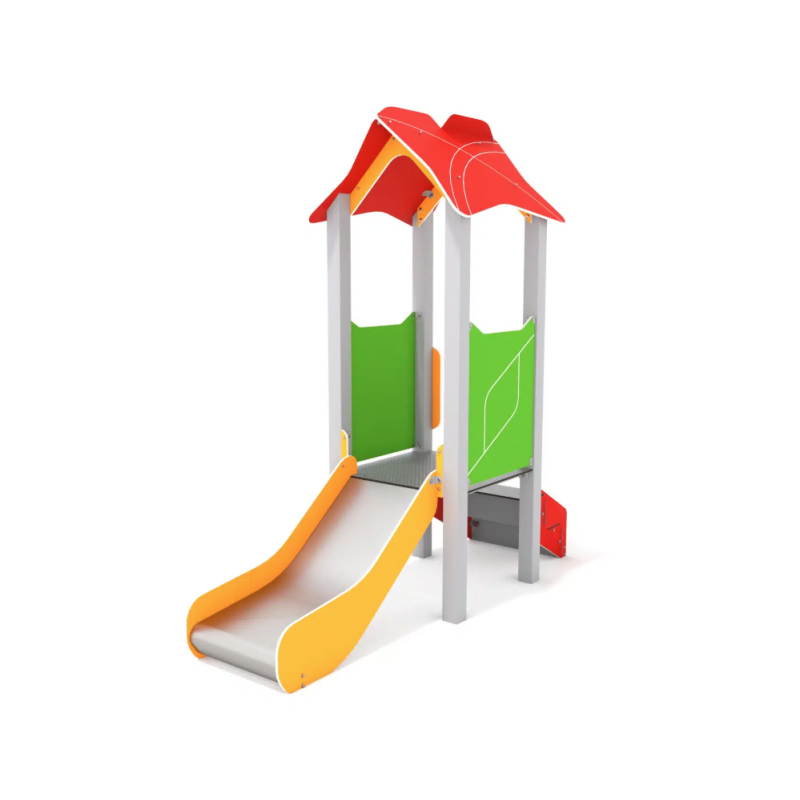 Domeček se skluzavkou ECO - typ 1