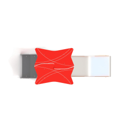 Domeček se skluzavkou ECO - typ 1