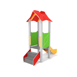 Domeček se skluzavkou ECO - typ 1