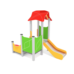 Domeček se skluzavkou ECO - typ 2