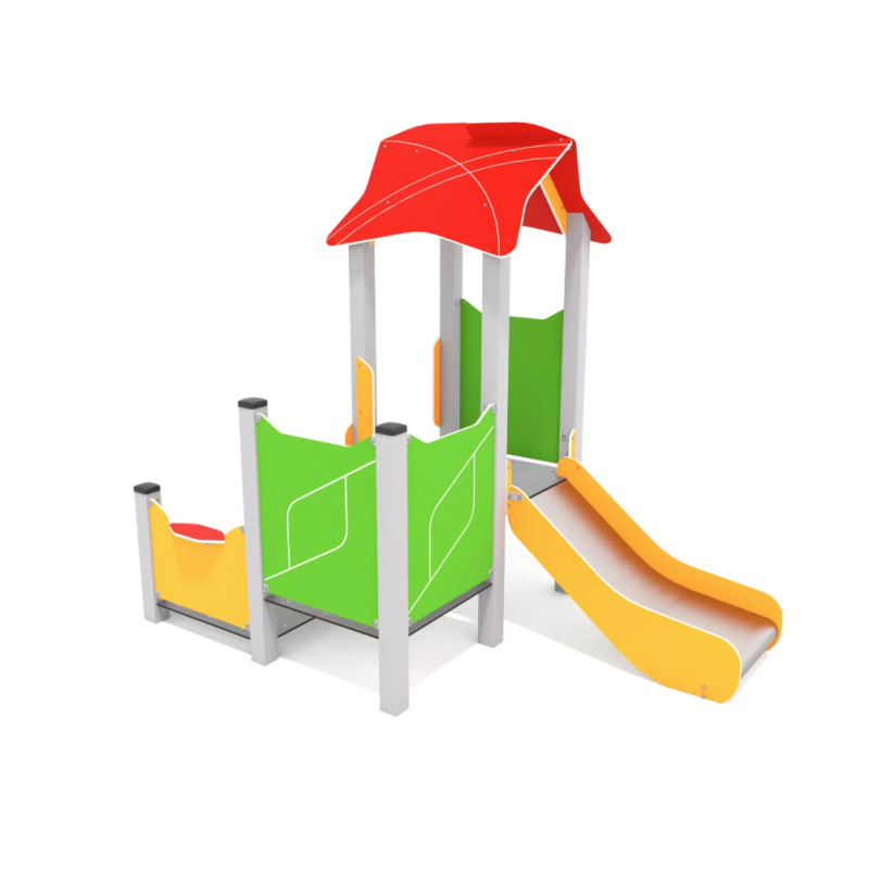 Domeček se skluzavkou ECO - typ 2