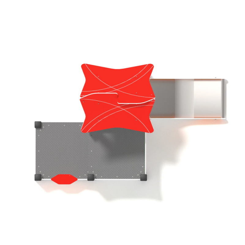 Domček so šmykľavkou ECO - typ 2