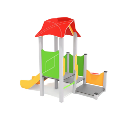 Domeček se skluzavkou ECO - typ 2