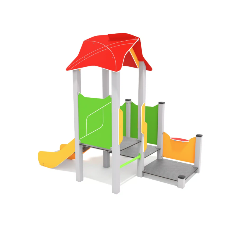 Domeček se skluzavkou ECO - typ 2