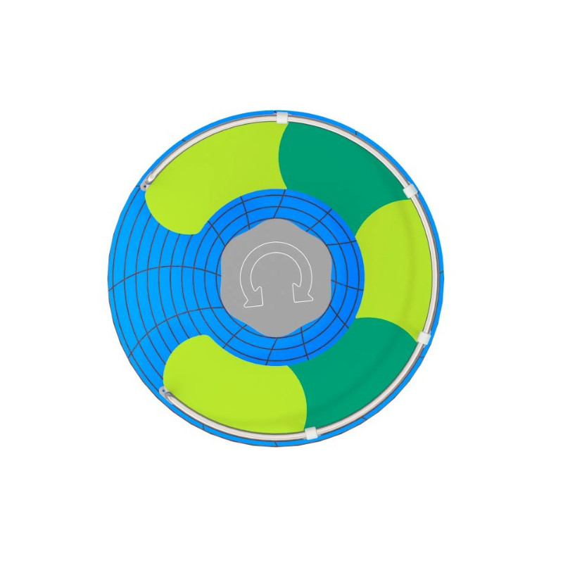 Nerezový kolotoč se sezením