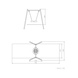 Oceľová hojdačka - Hniezdo