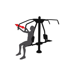 Posilovací stroj horních končetin