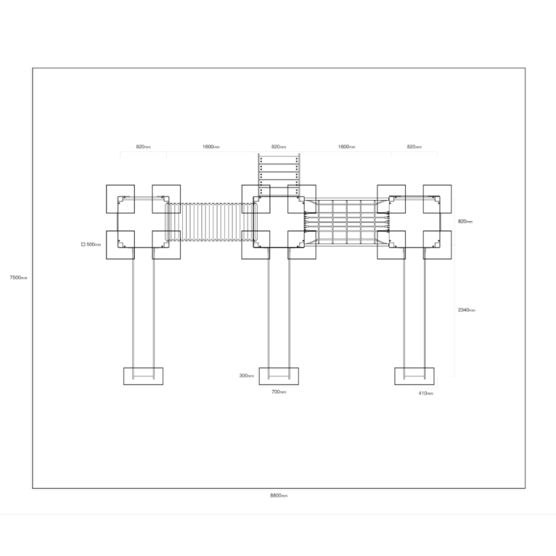 Trojvežová kombinovaná zostava