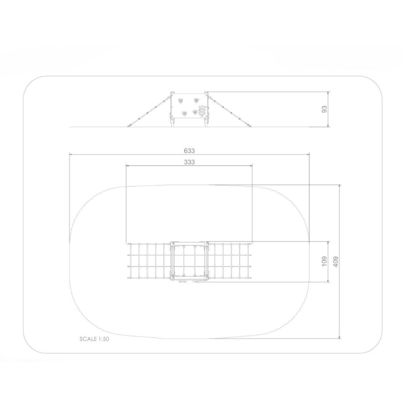 Kombinovaná malá preliezačka