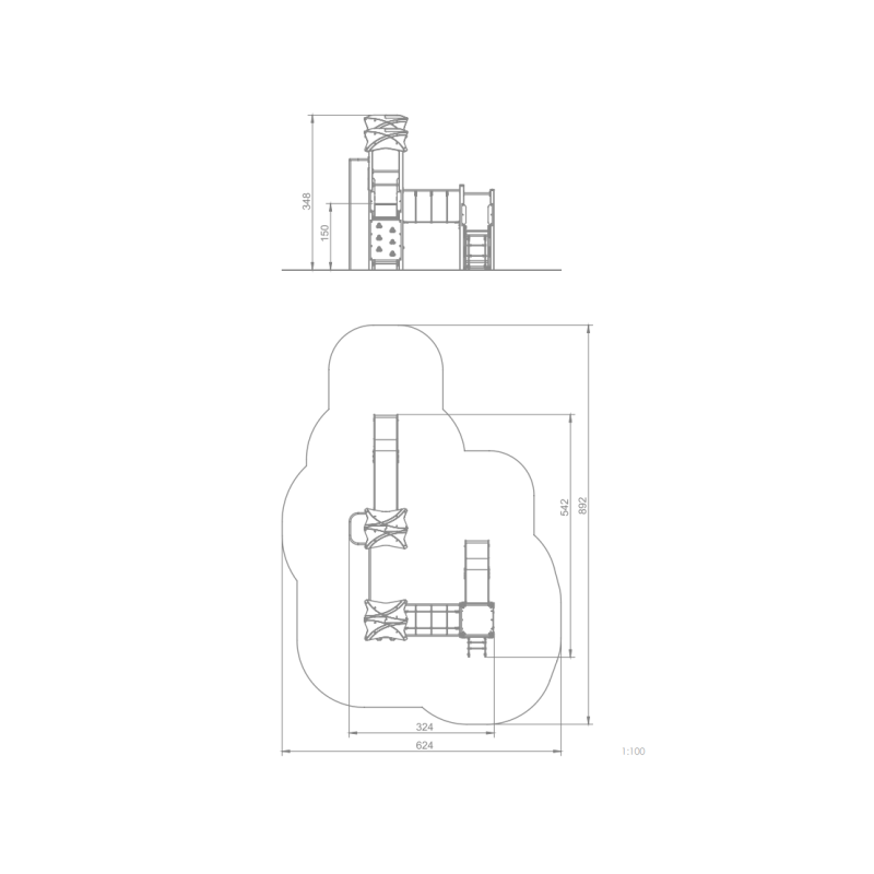 Velká lezecká sestava ECO – typ 2