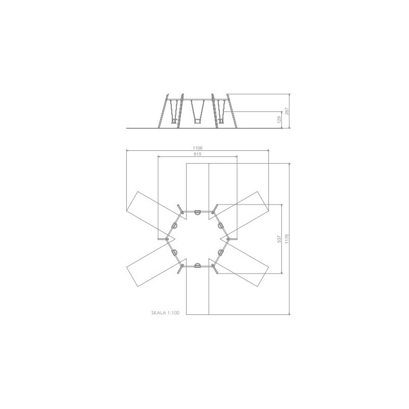 Hojdačka pre šesť