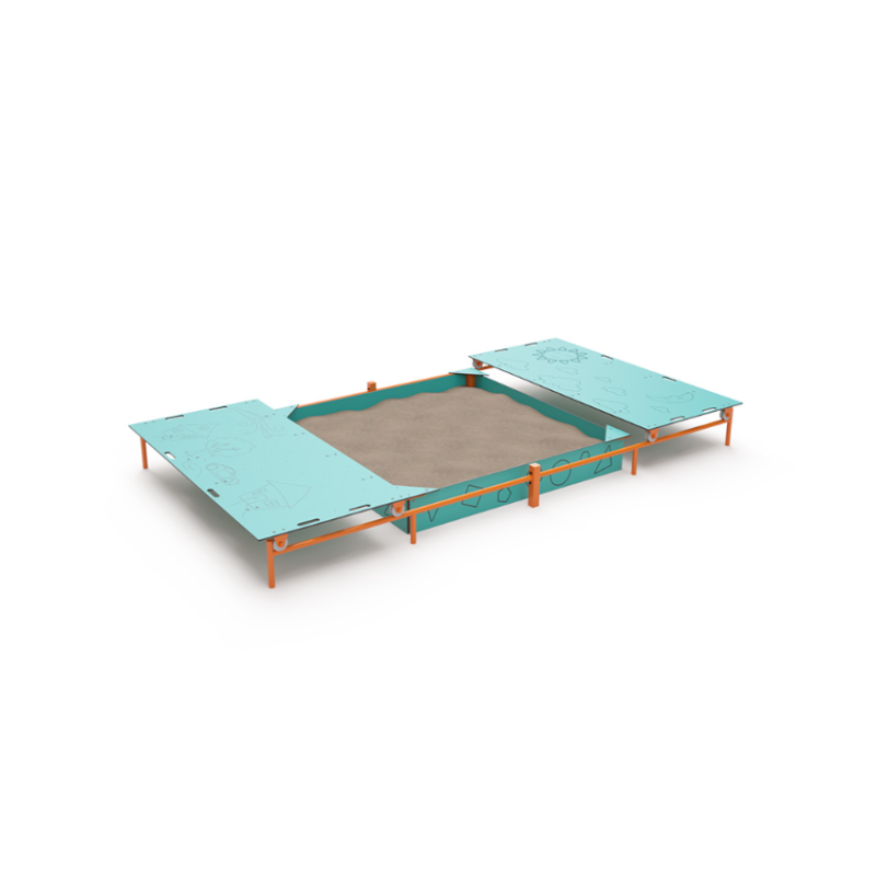 Edukativní pískoviště 2 x 2 m s krytem