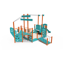 Věžová sestava s pískovištěm - Loď