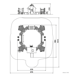 Herní sestava s pískovištěm - Dvůr malého stavitele