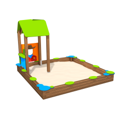 Herní sestava s pískovištěm - Věz s kovbojem