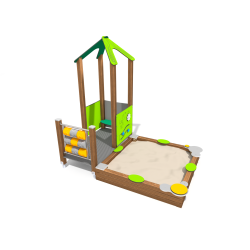 Věž s pískovištěm