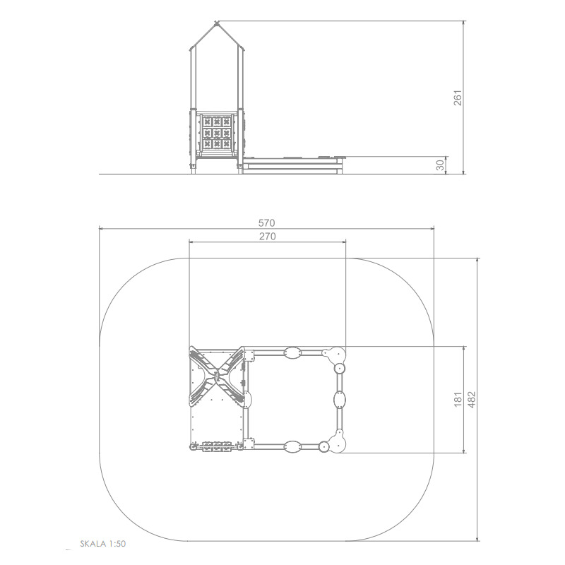 Věž s pískovištěm