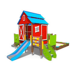 Herní sestava s pískovištěm - Domeček