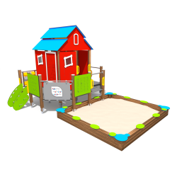 Herní sestava s pískovištěm - Domeček