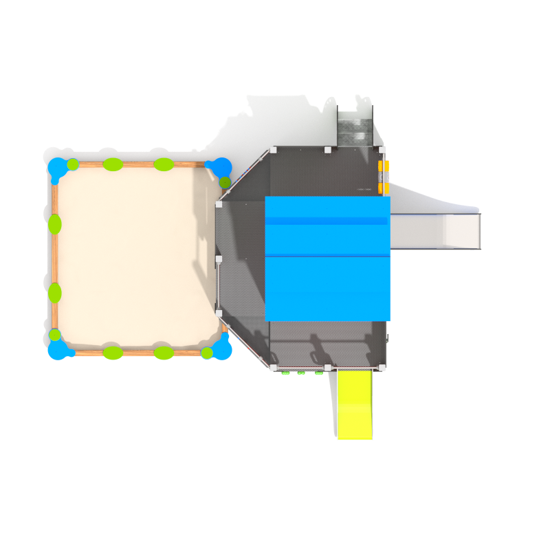 Herná zostava s pieskoviskom - Domček