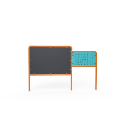 Edukativní panel - Kreslicí tabule s abecedou