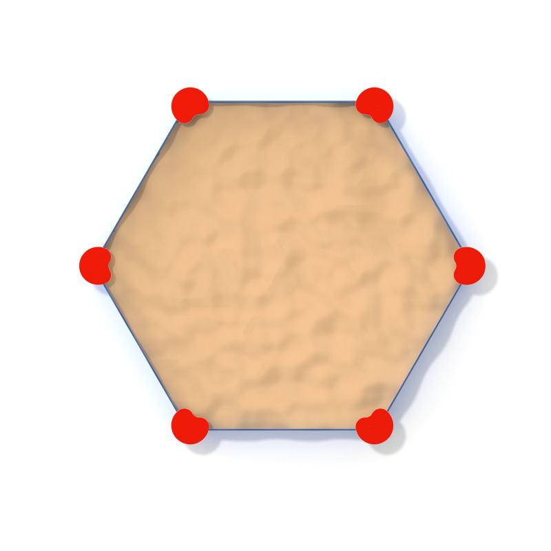 Pískoviště - Šestiúhelník