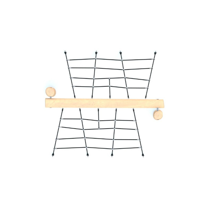 Překážková dráha lanová síť